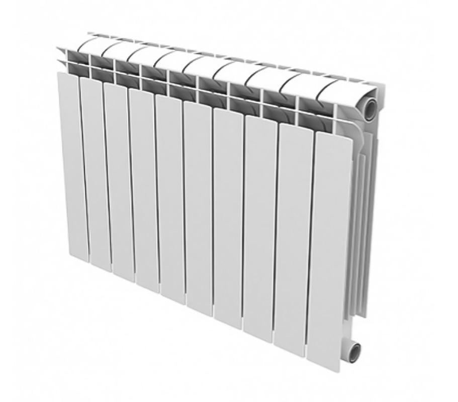 Изображение товара Радиатор водяного отопления STI Bimetal MAXI 500-100 10 секций боковое подключение