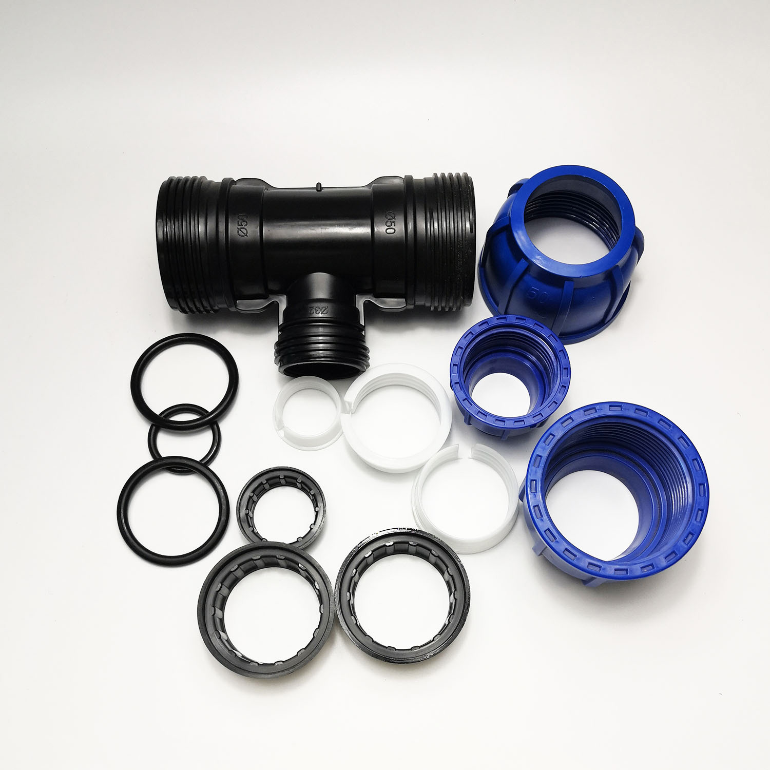 Изображение товара Тройник переходной для ПНД труб 50x32 мм из полипропилена BOUTTE Россия