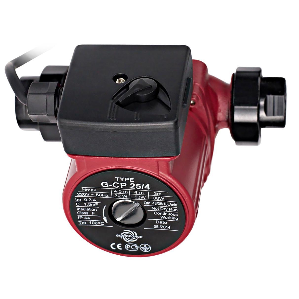 Изображение товара Циркуляционный насос Gidroforce CP25/4 130 мм для системы отопления