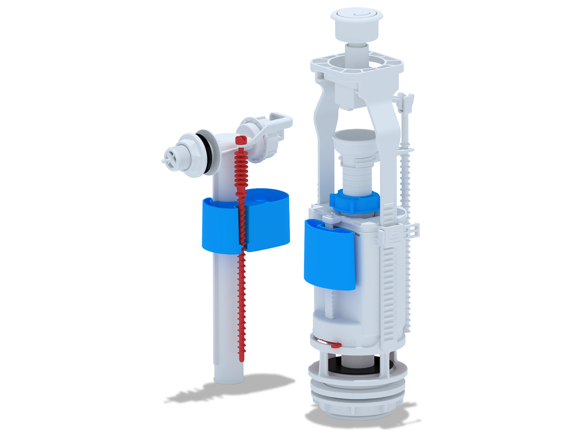 Изображение товара Арматура для бачка АНИ пласт WC3050C 1 1/2 боковая подводка