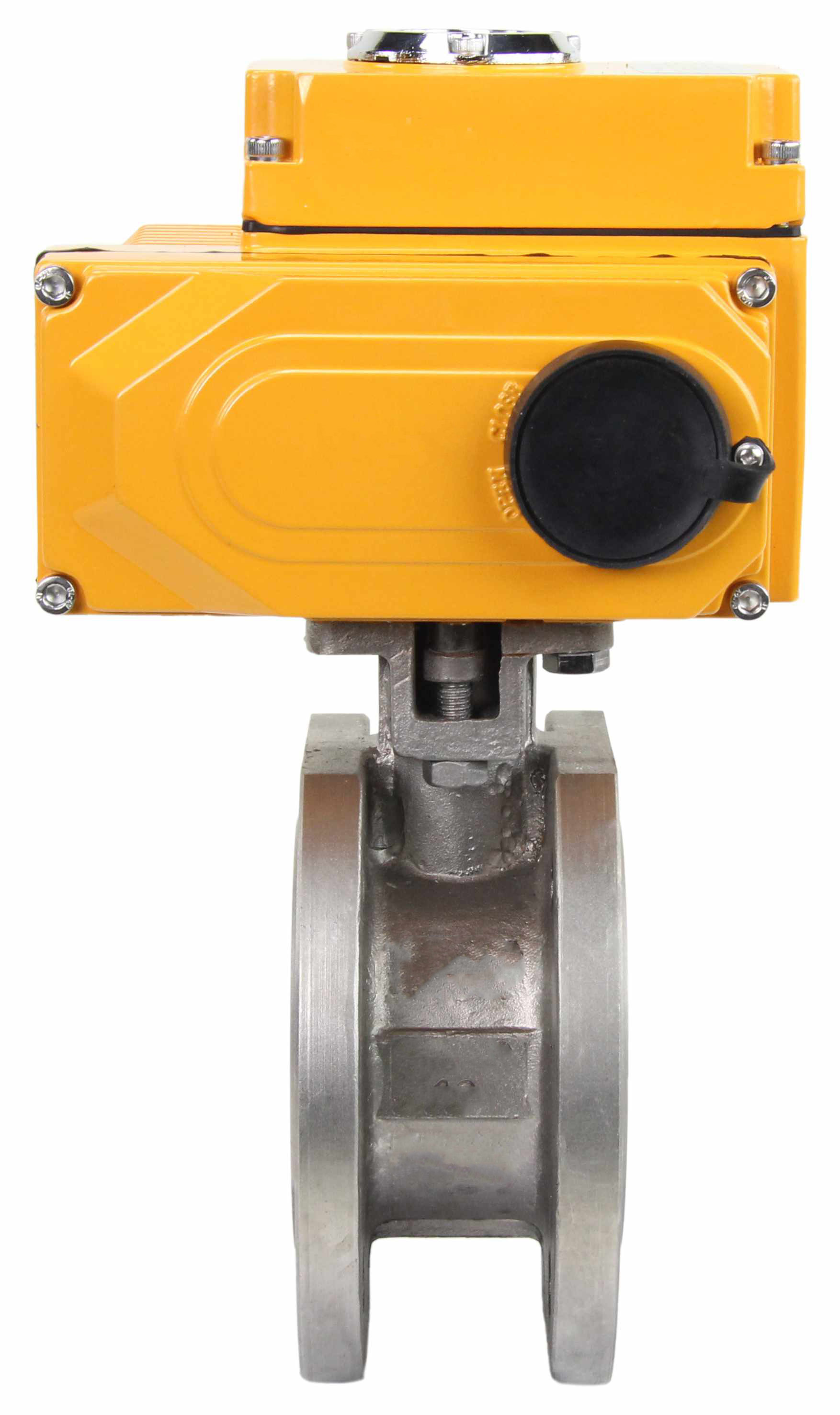 Изображение товара Кран шаровой с электроприводом DN.RU 2 1/2" 16 бар фланцевый нержавеющая сталь