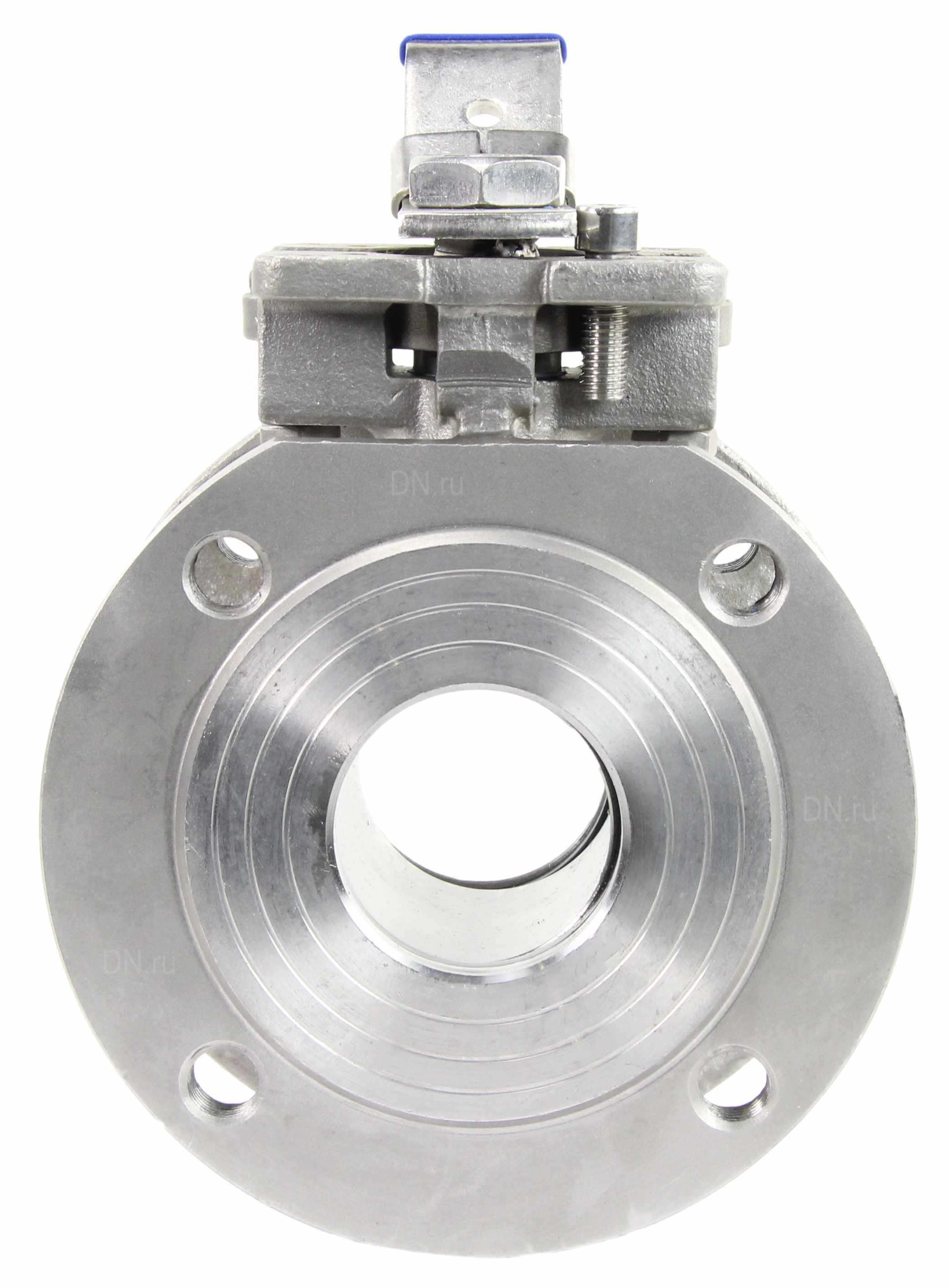 Изображение товара Кран шаровой с электроприводом DN.ru 2 1/2 16 бар нержавеющая сталь фланцевый