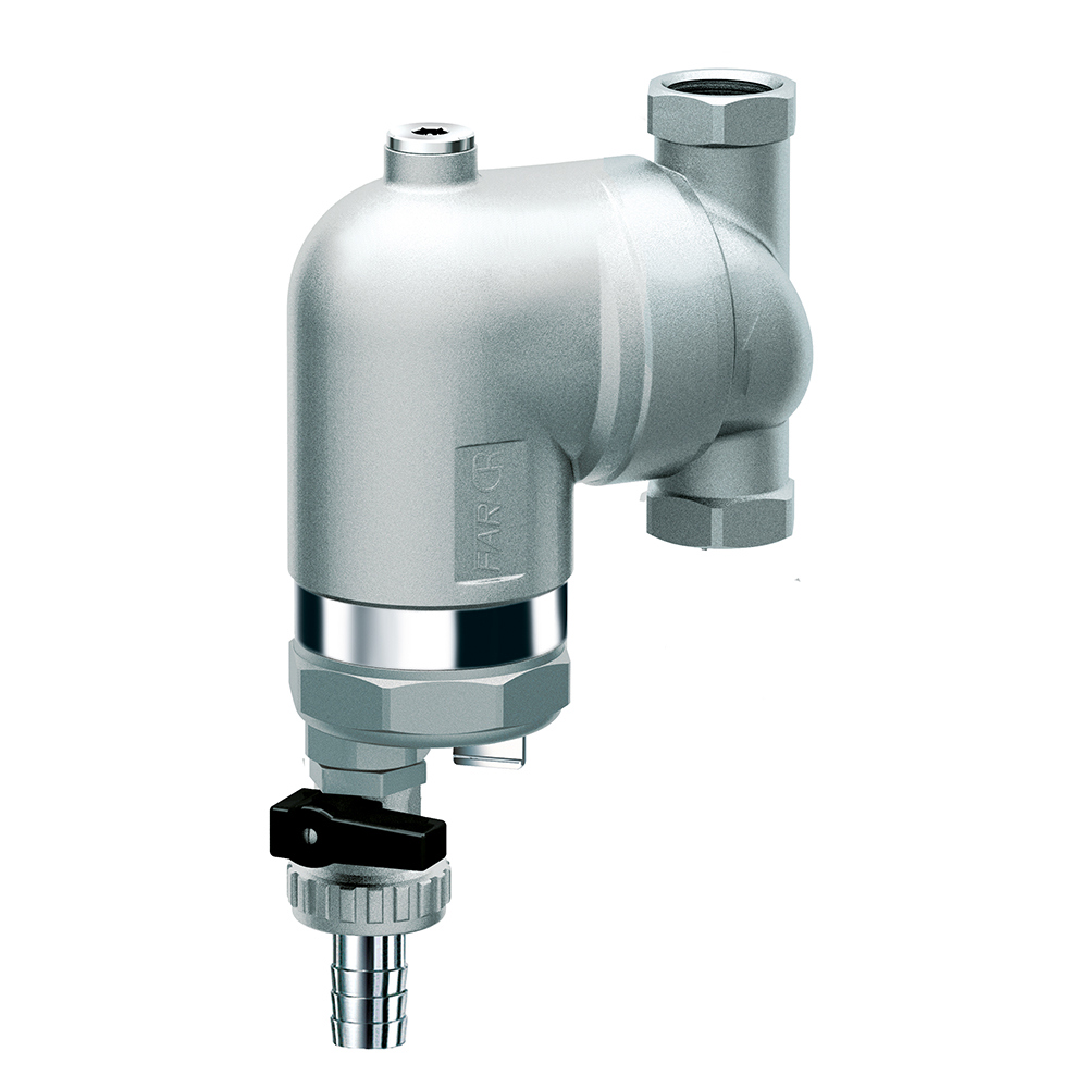 Изображение товара Фильтр промывной FAR поворотное соединение 1/2 100 мкм с магнитной вставкой