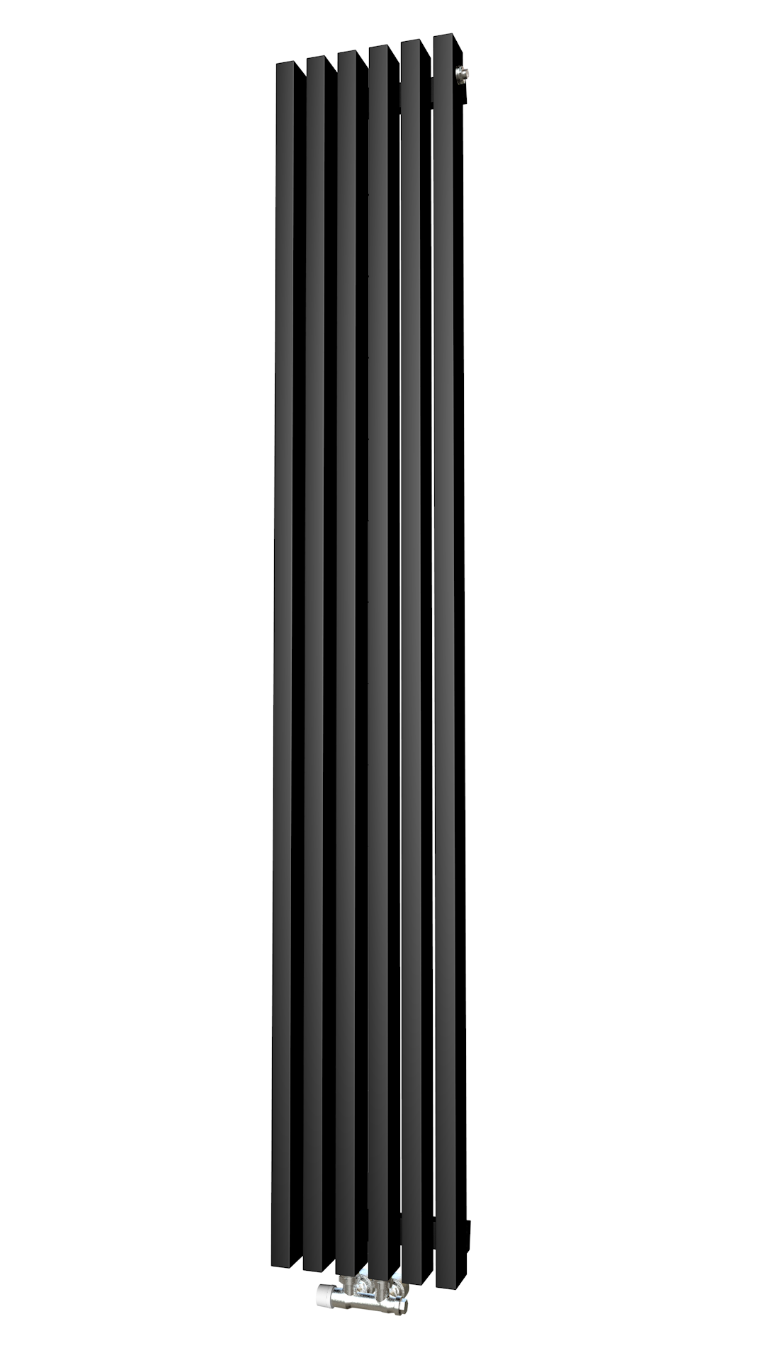 Изображение товара Радиатор трубчатый Guardo Retta 6P-1800-06 MK-VER R9005(M) 50/90 6 секций нижнее центральное подключение сталь черный