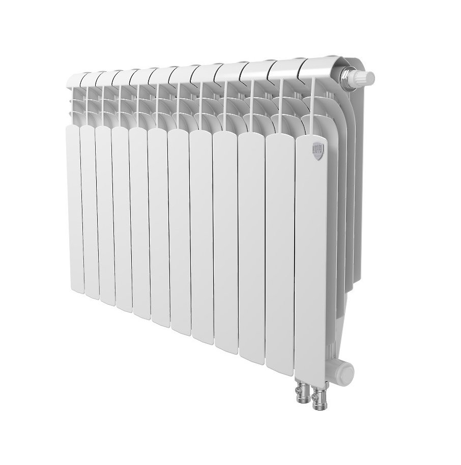Изображение товара Радиатор Royal thermo Vittoria Super 500 2.0 VDR 13 секций нижнее подключение биметалл белый
