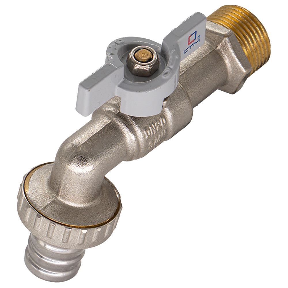 Изображение товара Кран шаровой СтМ Стандарт CWBB0034 3/4" латунь никелированный