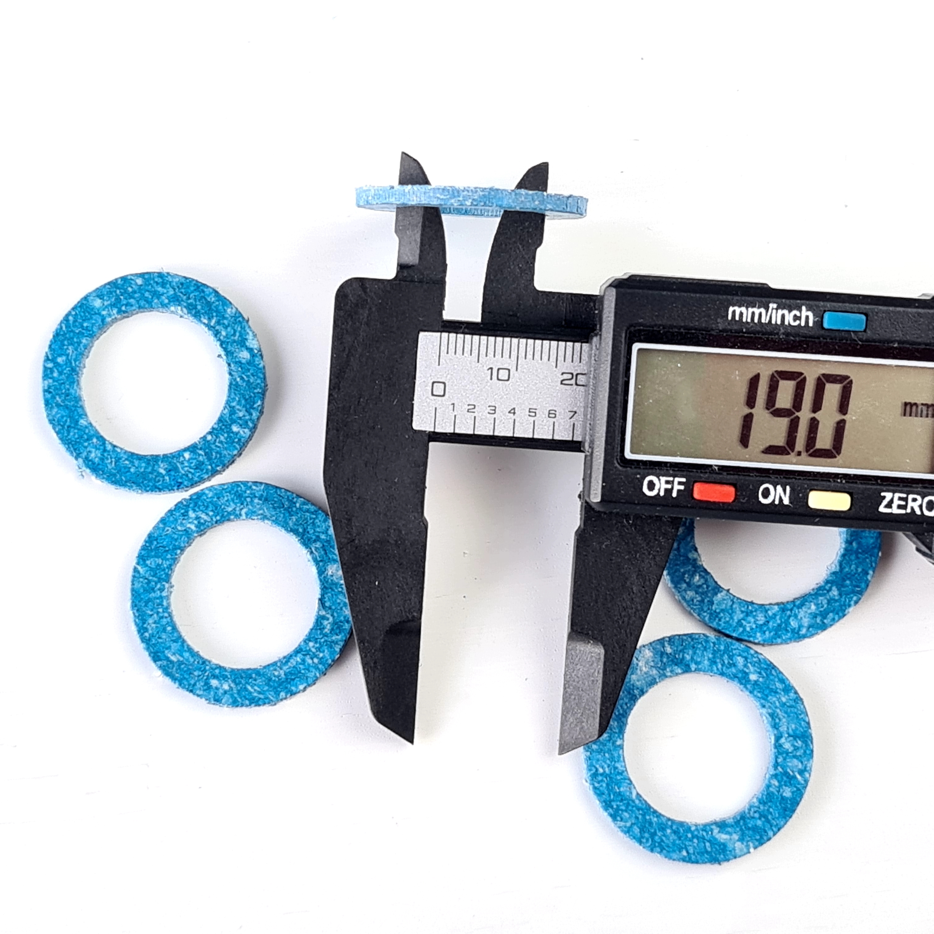 Изображение товара Набор паронитовых прокладок МБС 1" 19x30x2 мм 5 шт