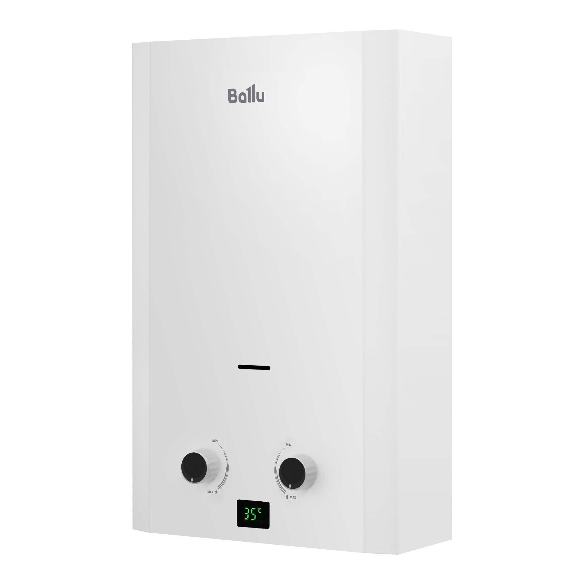 Изображение товара Газовая колонка Ballu GWH 6 серии Fiery с электронным розжигом 12 кВт