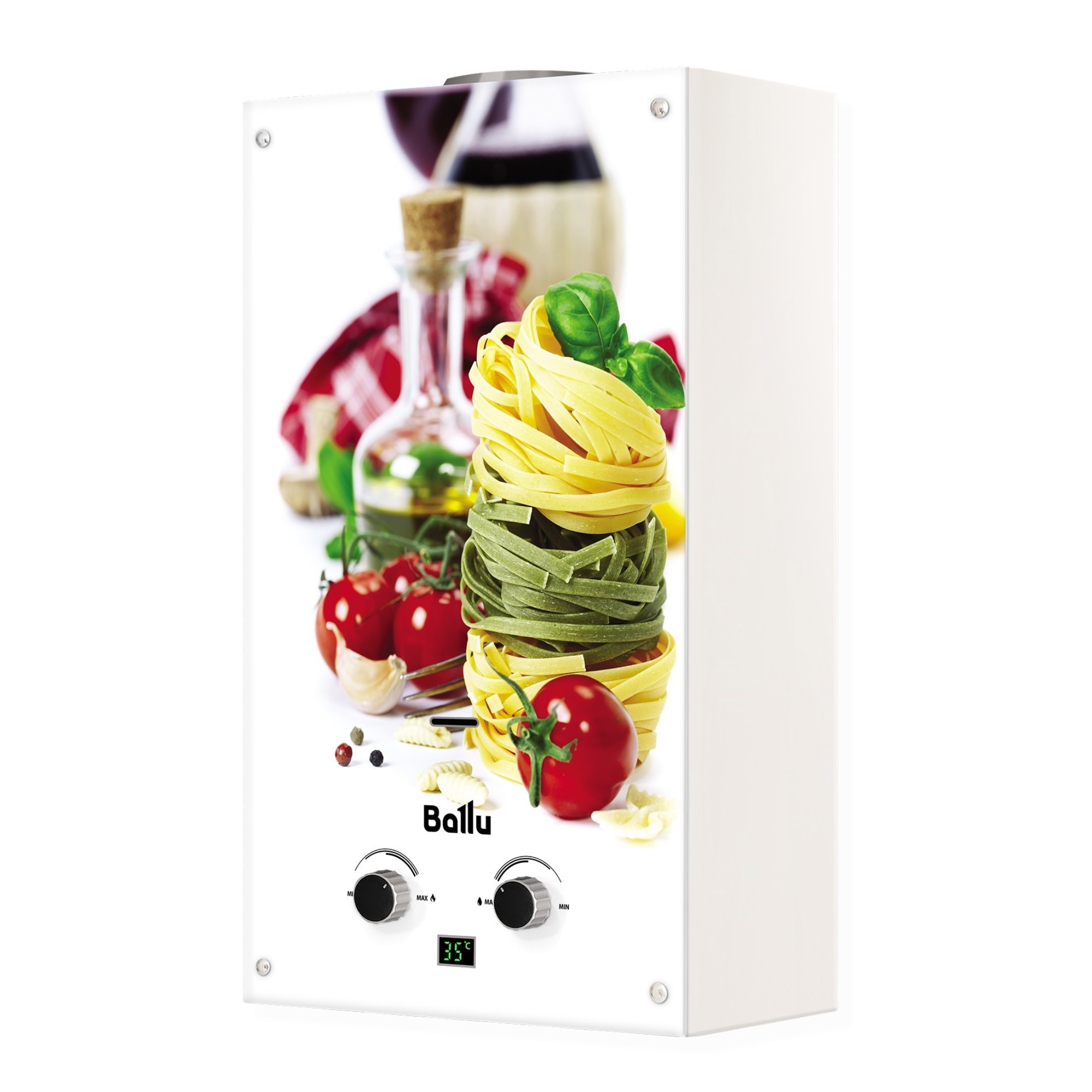 Изображение товара Газовый проточный водонагреватель Ballu GWH 10 Pasta 10 л/мин с механическим термостатом