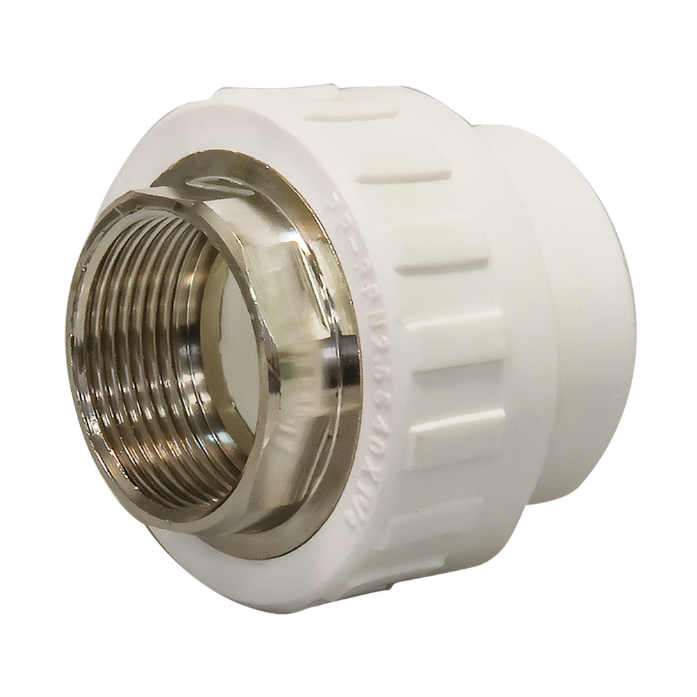 Изображение товара Муфта комбинированная СТМ 1 1/4''x40 мм ВП-ВР из полипропилена для систем водоснабжения