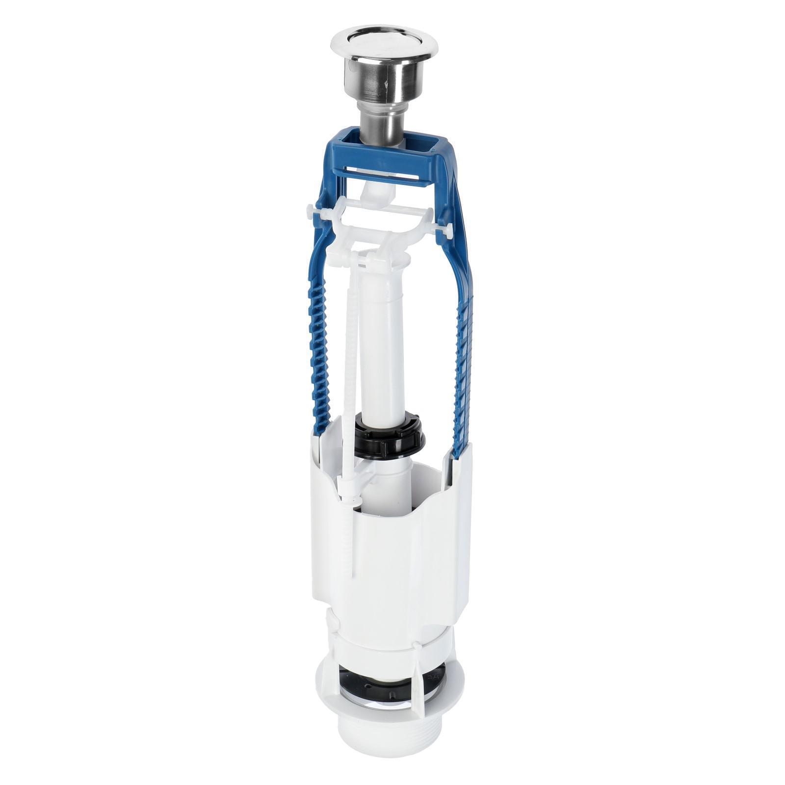 Изображение товара Сливной клапан для бачка Уклад кнопка 1 режим хром