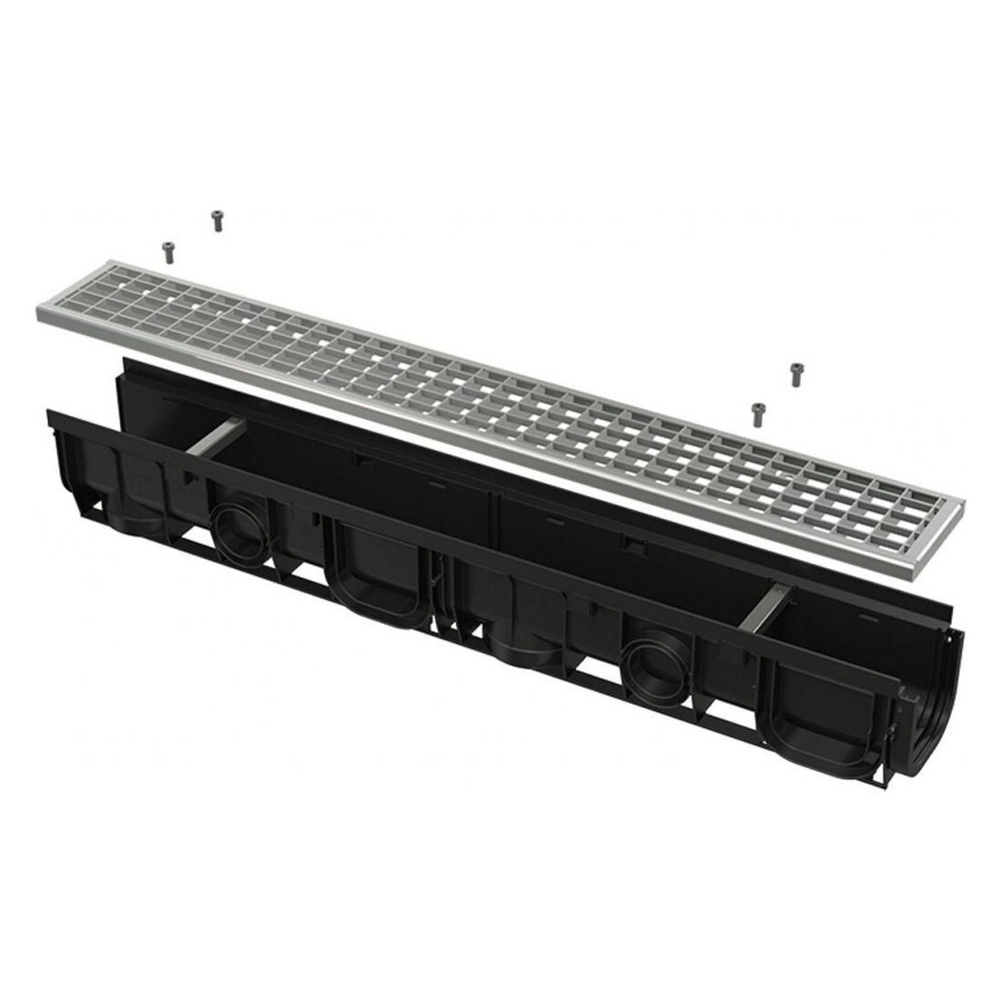 Изображение товара Душевой трап Alcaplast 00257654 из нержавеющей стали, комбинированный затвор 20.3x14 см