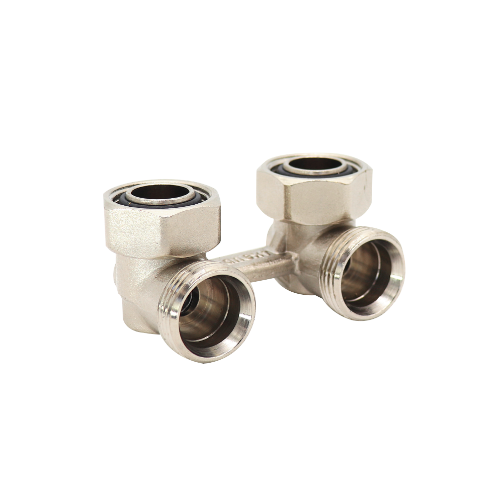 Изображение товара Угловой узел нижнего подключения Sanext 3/4x3/4 без термостатической головки