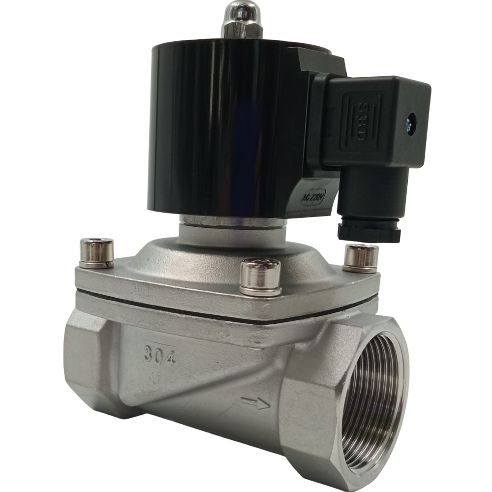 Изображение товара Клапан электромагнитный нормально-закрытый Artorq SK SK40N200GN.220AC DN40 PN10 1 1/2" ВР нержавеющая сталь