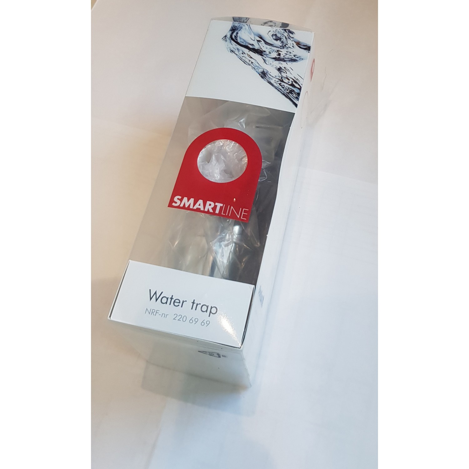 Изображение товара Сифон для раковины Smartline 2206969, пластиковый, хром, диаметр 40 мм