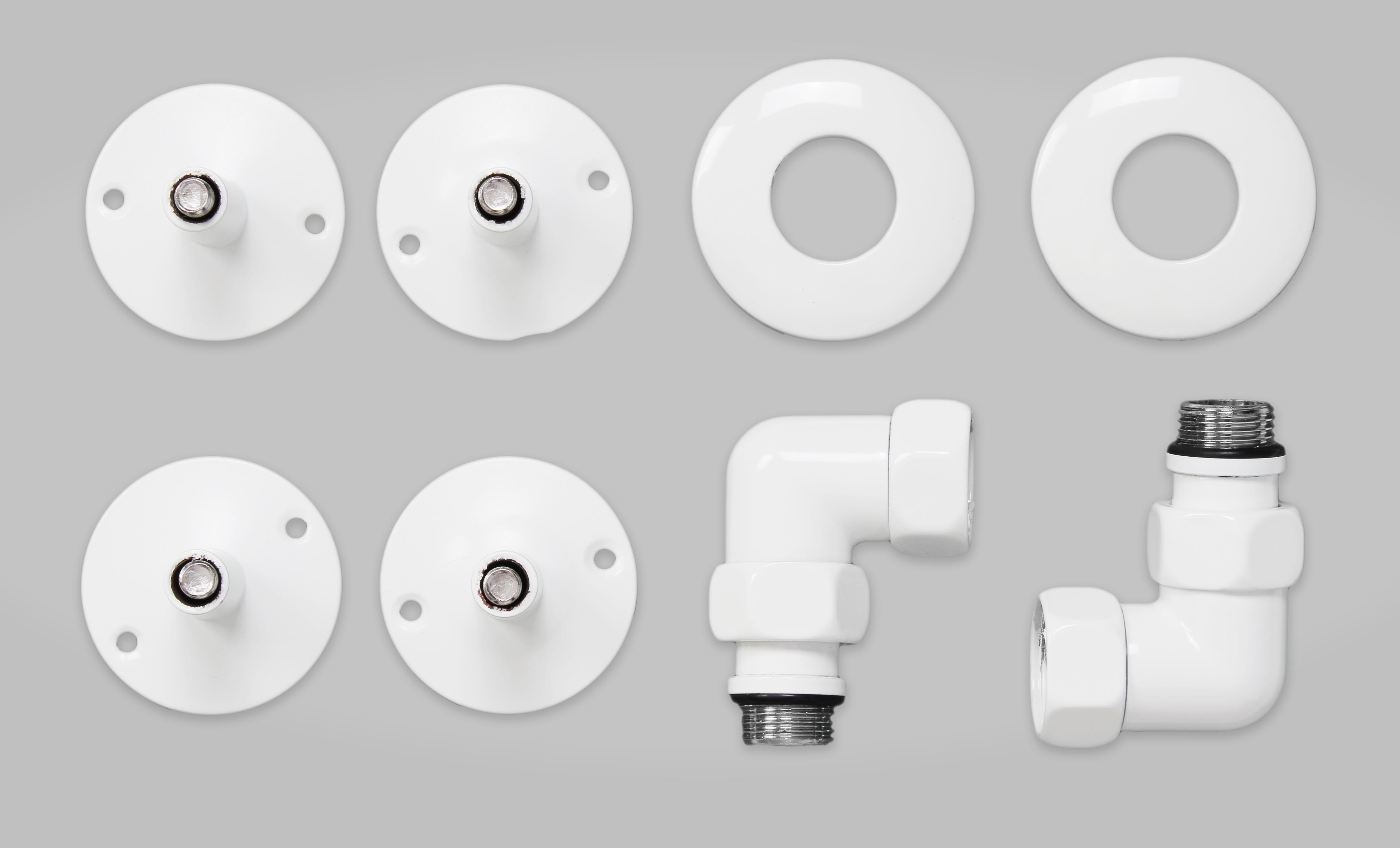 Изображение товара Водяной полотенцесушитель Domoterm Калипсо П5 50x50 см нержавеющая сталь белый