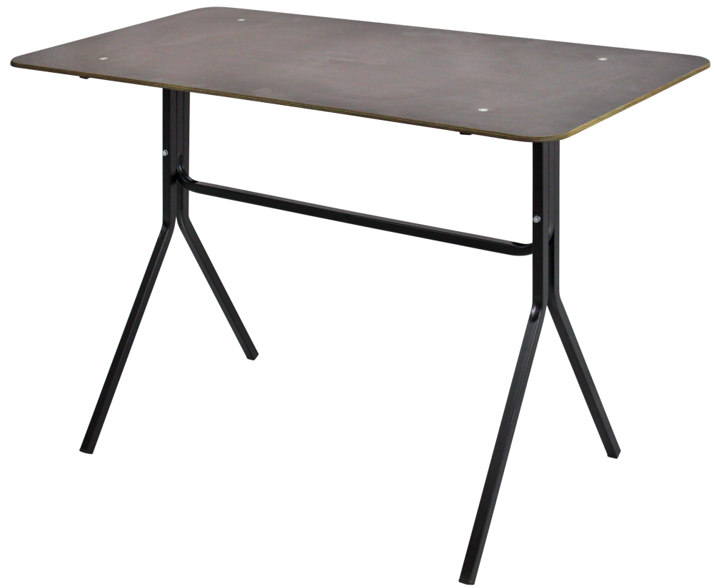 Изображение товара Нераздвижной садовый стол Комплект-агро ХИТ 60x81x118 см металлический черный