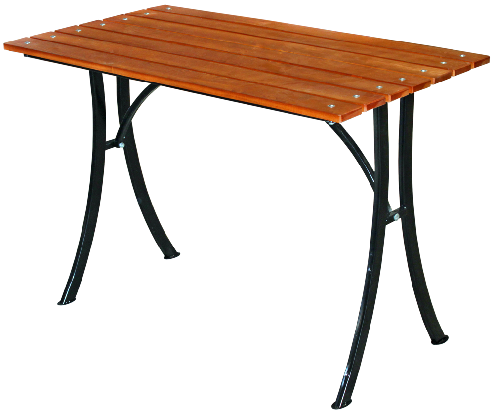 Изображение товара Нераздвижной садовый стол Комплект-агро Романтика 66x83x118 см металл коричневый