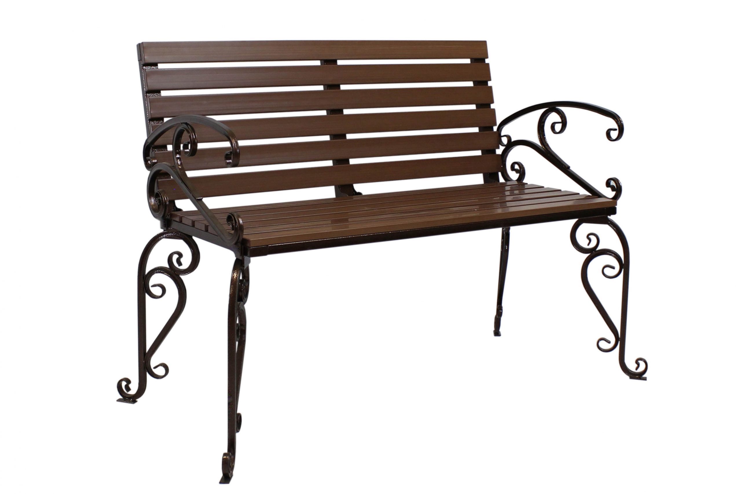 Изображение товара Садовая металлическая скамья Talmico 0301 2 места, прочная и удобная