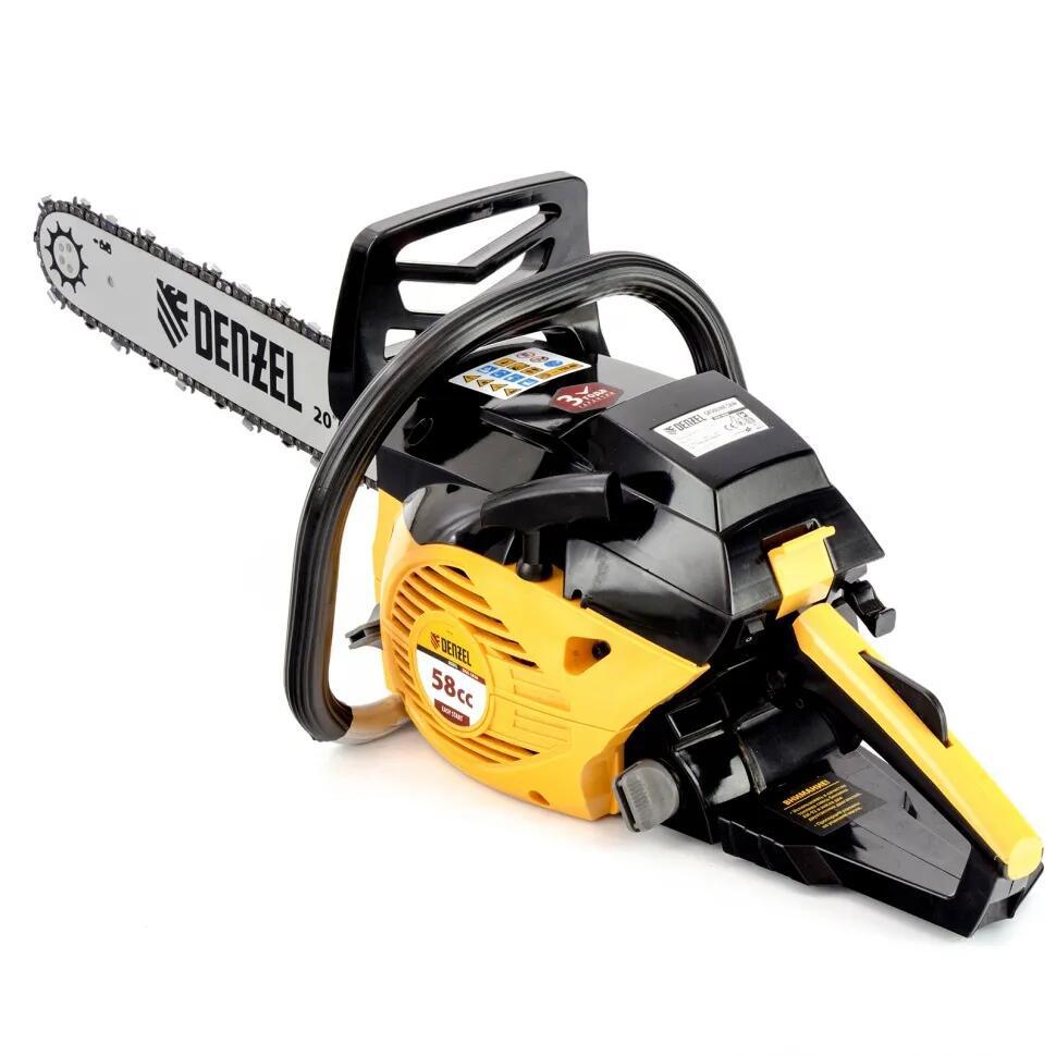 Изображение товара Пила цепная бензиновая Denzel DGS-5820 50 см 4,1 л.с.