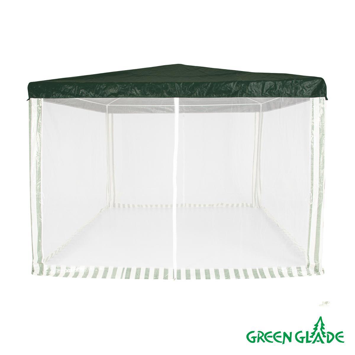 Изображение товара Тент садовый Green Glade 1028 3x3x2.5м зеленый