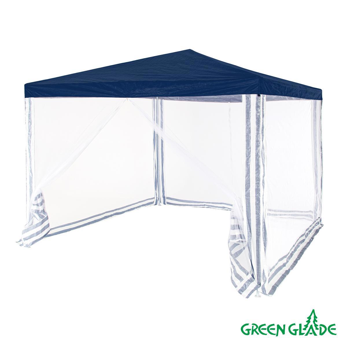Изображение товара Тент садовый Green Glade 1033 3x3x2.5 синий