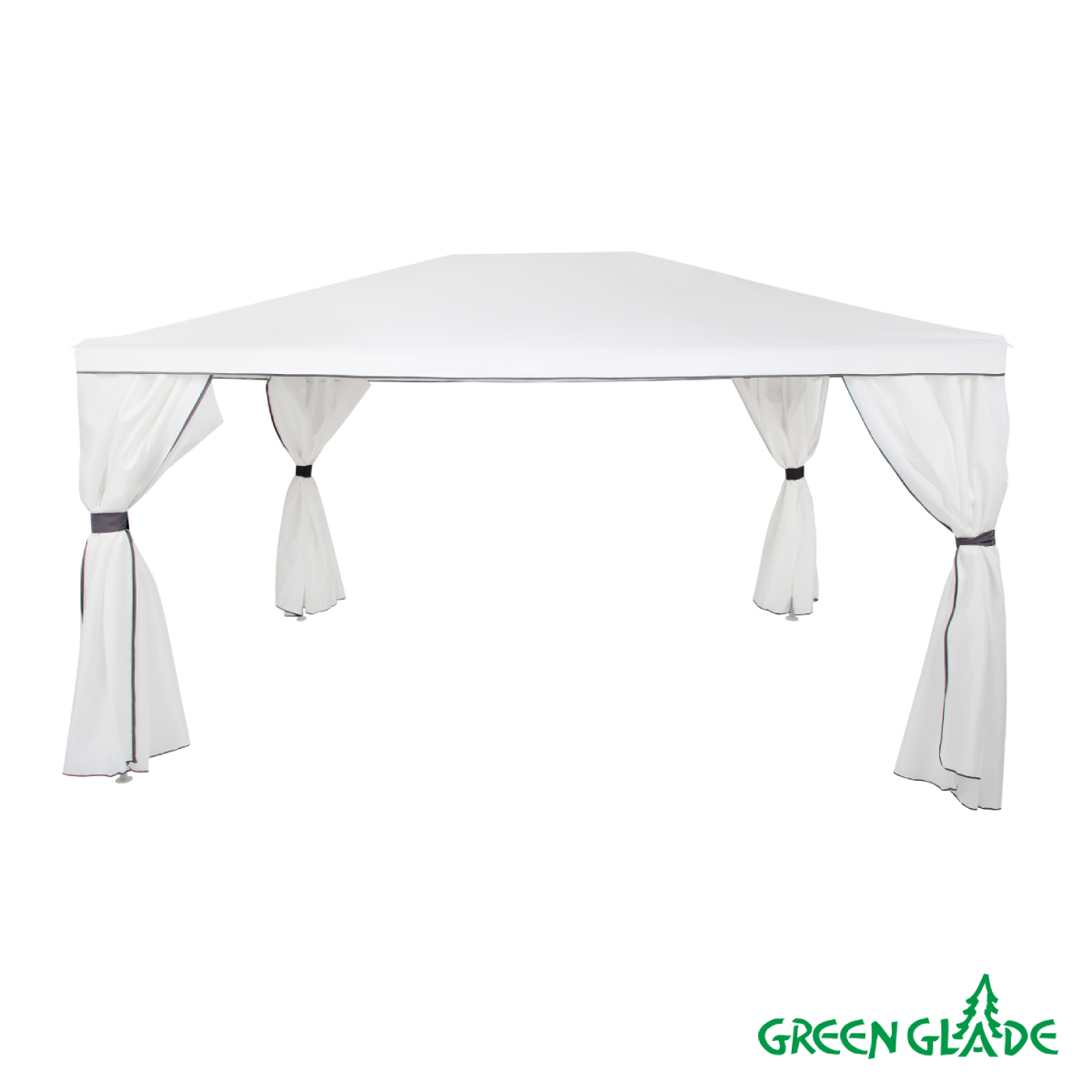 Изображение товара Садовый тент Green Glade 3х4х2.5м белый защитный шатер для отдыха и пикников