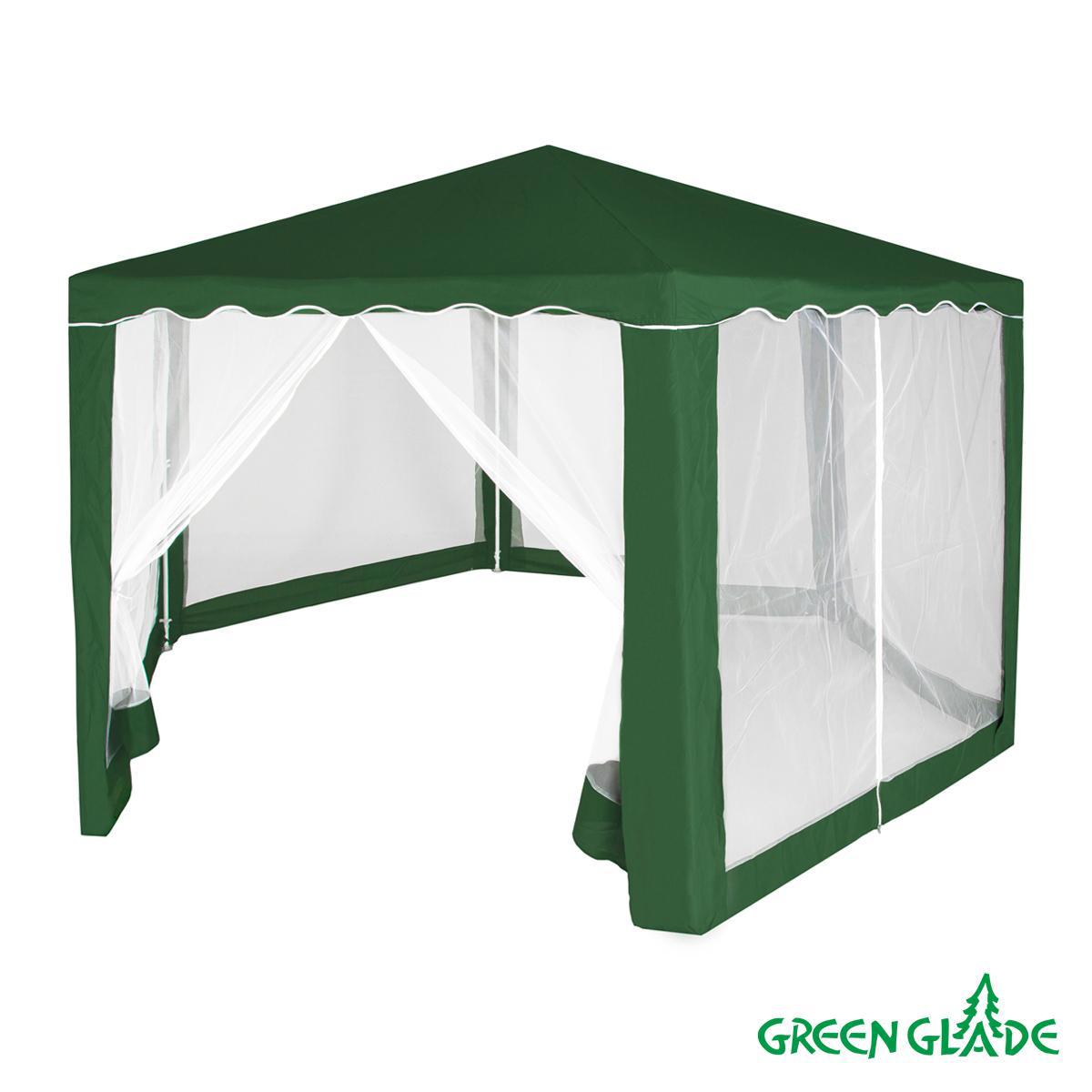 Изображение товара Тент садовый Green Glade 1003 2x2x2x2,6м зеленый