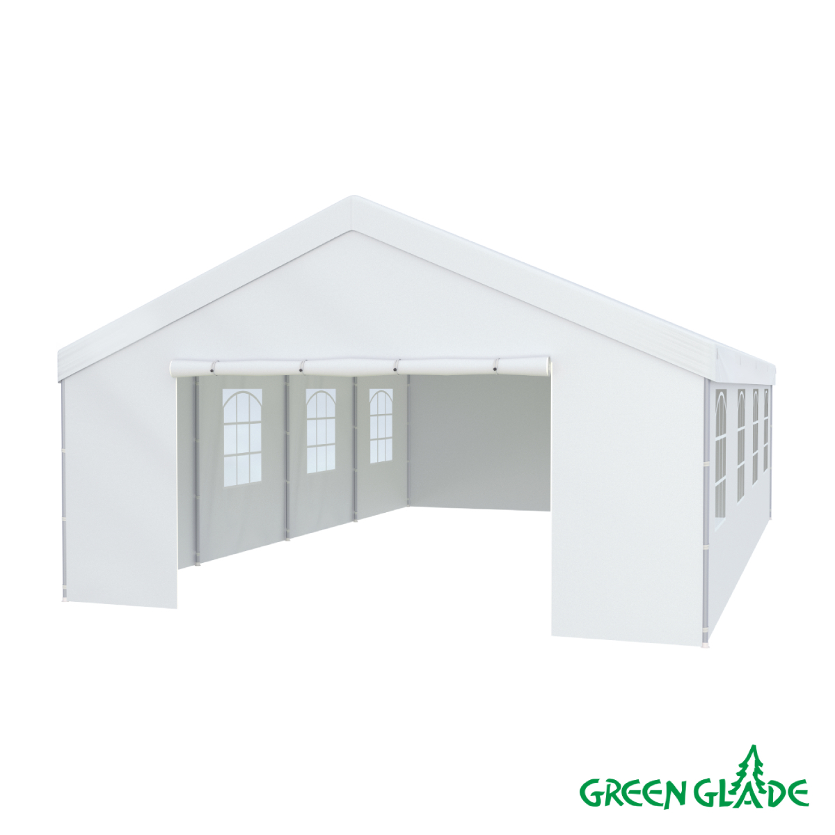 Изображение товара Садовый тент из полиэстера 5x8x3,1м Green Glade 3018(СР-018) белый