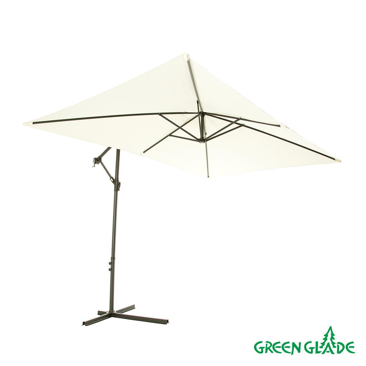 Изображение товара Зонт с боковой опорой Green Glade 6401 д 300 см бежевый