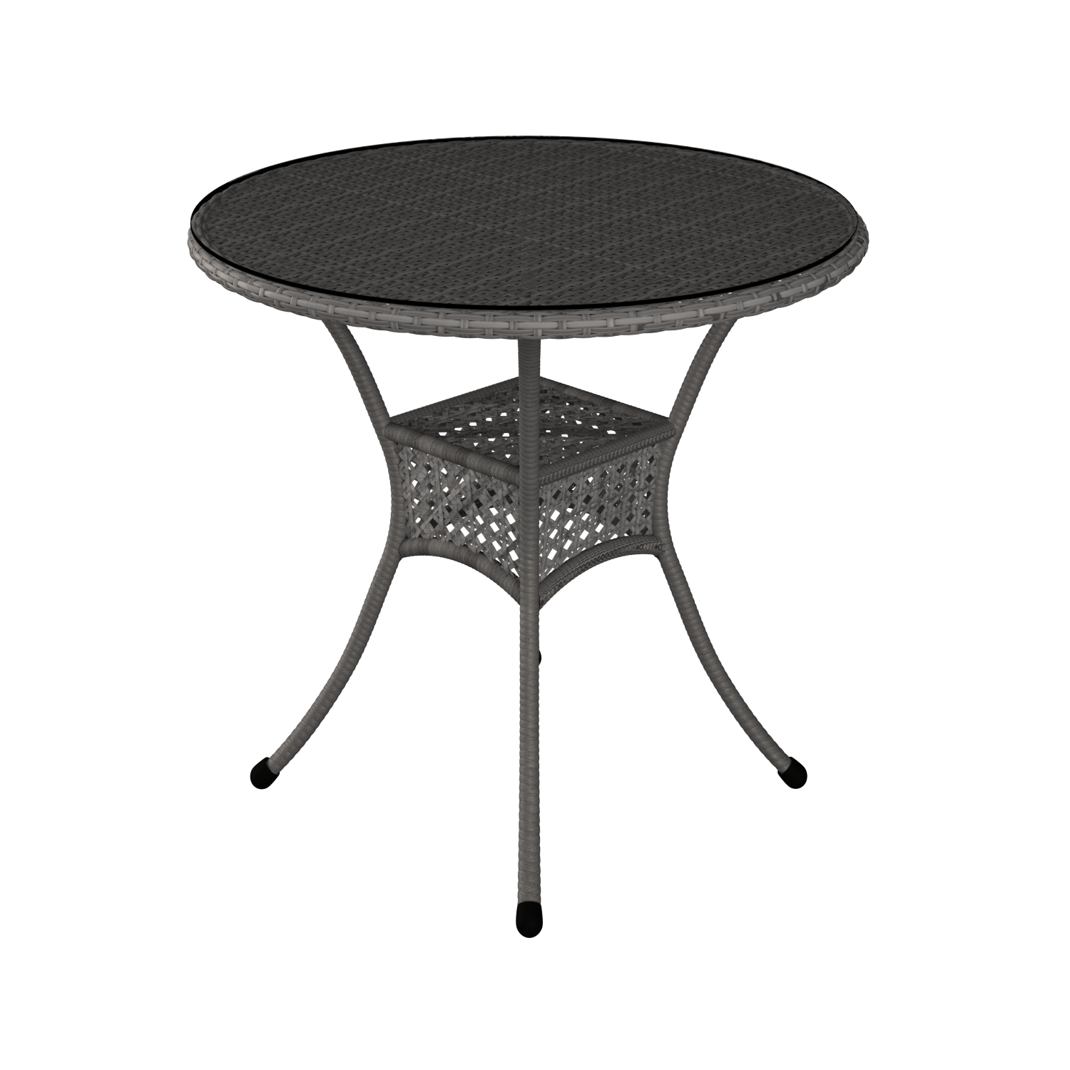 Изображение товара Стол садовый Aiko Deco 90 см элитный из ротанга для отдыха на улице