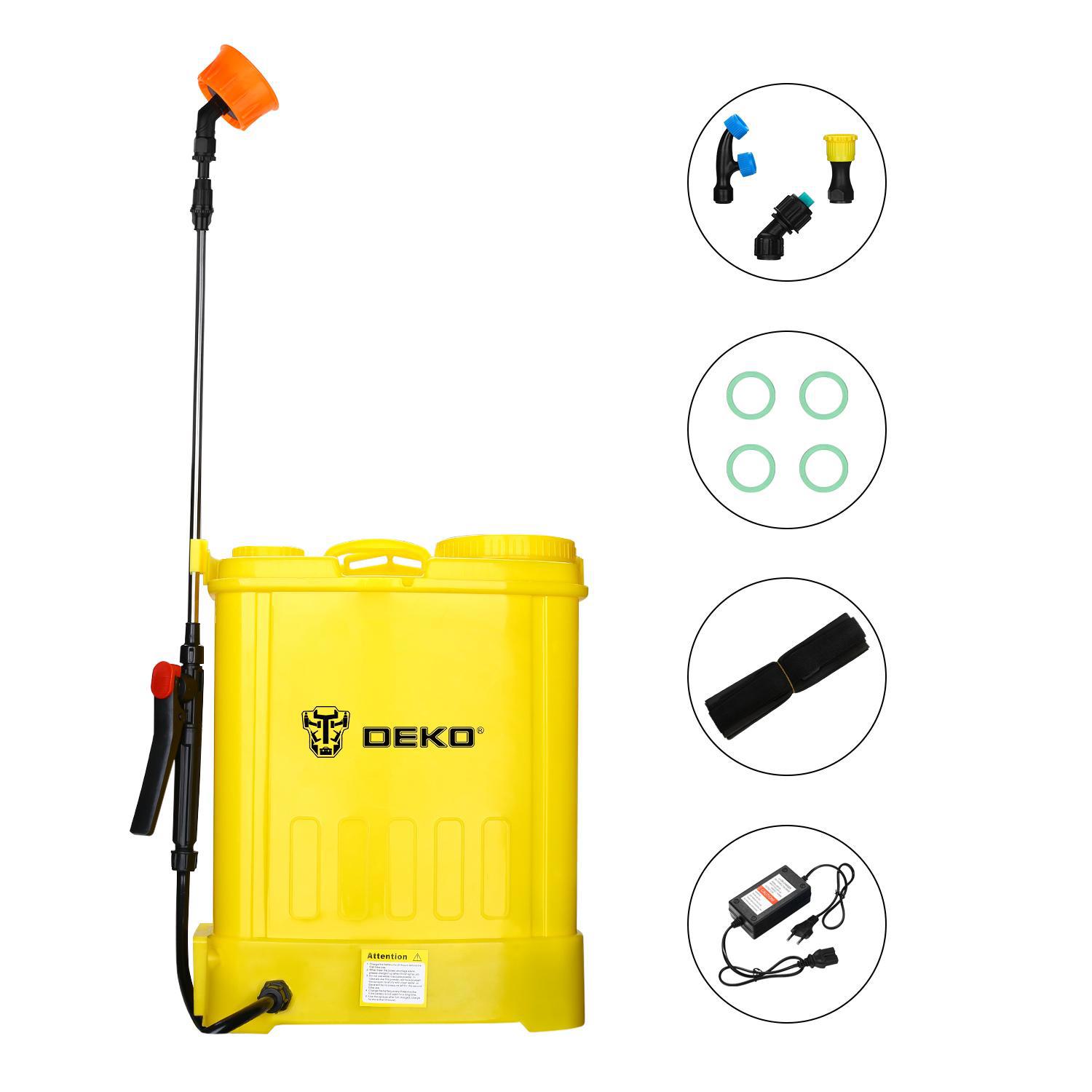 Изображение товара Опрыскиватель садовый аккумуляторный Deko DKSP12 Li-ion 14 л 12 В