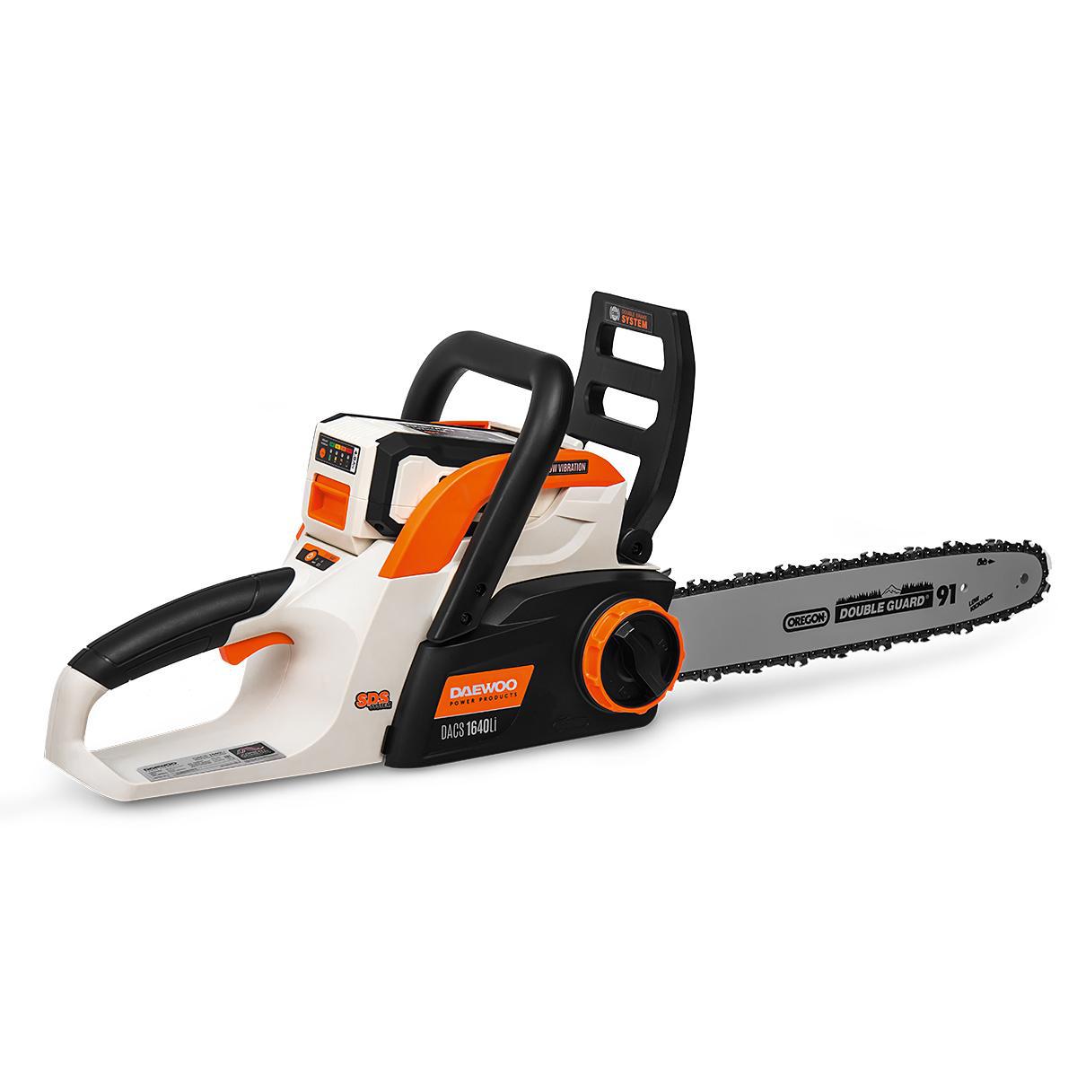 Изображение товара Бесщёточная аккумуляторная цепная пила Daewoo DACS 1640Li 40В 35 см