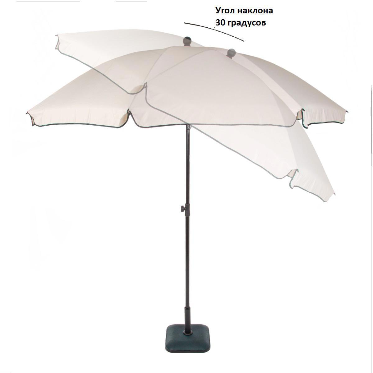 Изображение товара Зонт садовый Green Glade A1192 бежевый 220 см с регулируемым наклоном