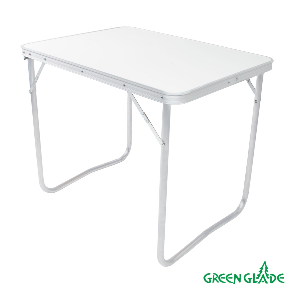 Изображение товара Складной садовый стол Green Glade Р509 80x60 см миндальный мрамор