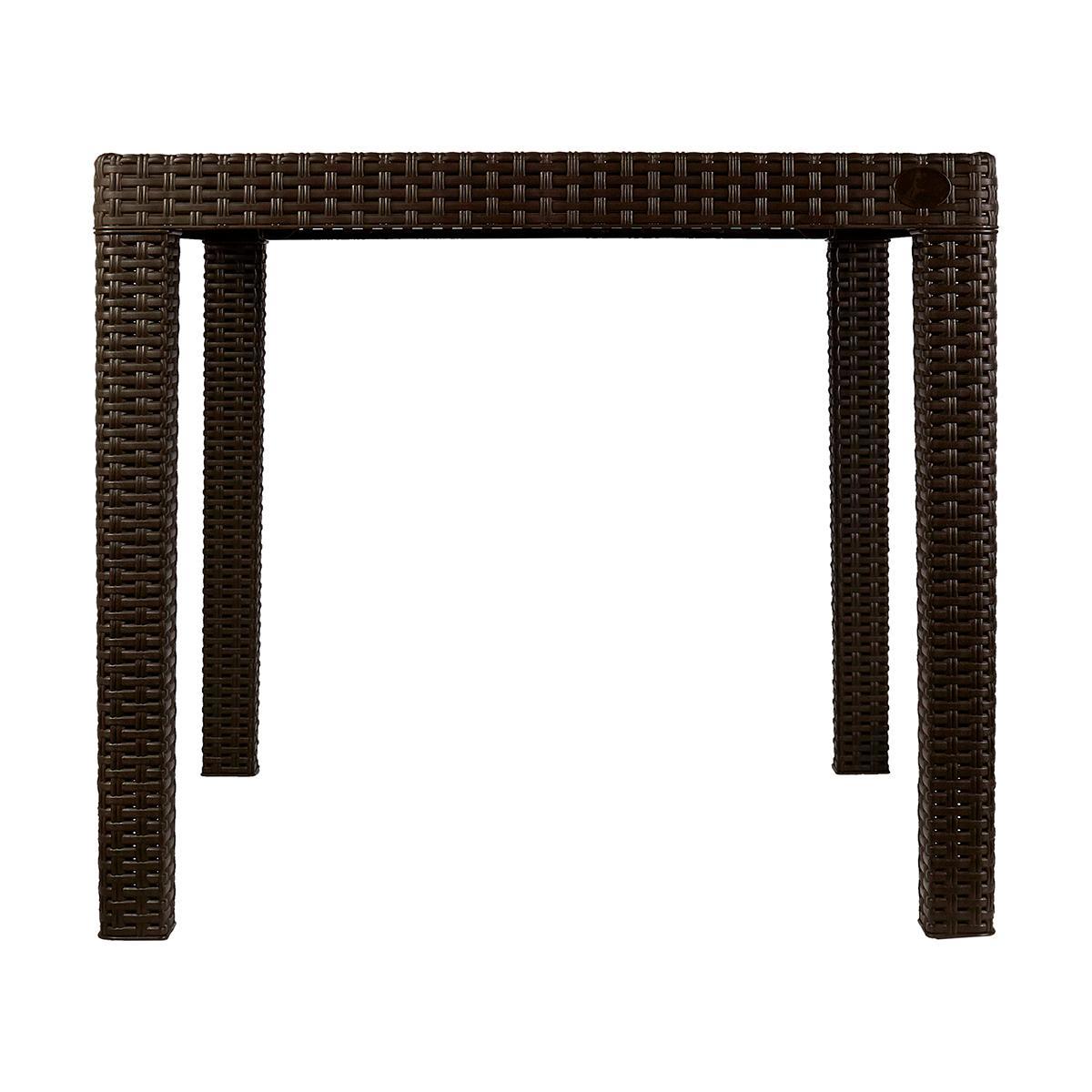 Изображение товара Стол пластик InGreen ING6183ГШК 78.9x70.1x78.9 см коричневый