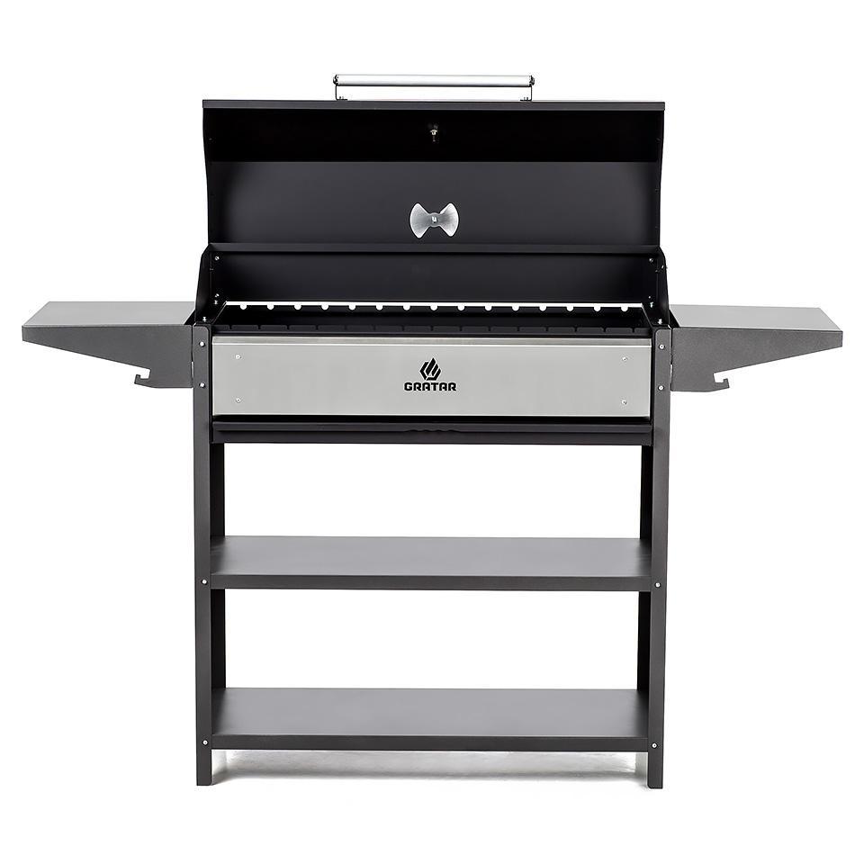 Изображение товара Мангал Gratar Professional Optima BBQ 85x158x111 см сталь Изображение товара Мангал Gratar Professional Optima BBQ 85x158x111 см сталь