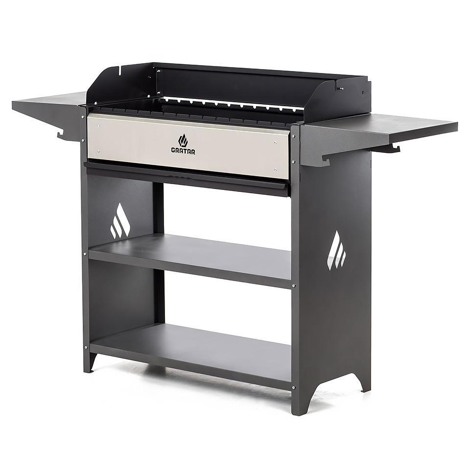 Изображение товара Мангал Gratar Professional Optima Grill 85x158x104 см сталь Изображение товара Мангал Gratar Professional Optima Grill 85x158x104 см сталь