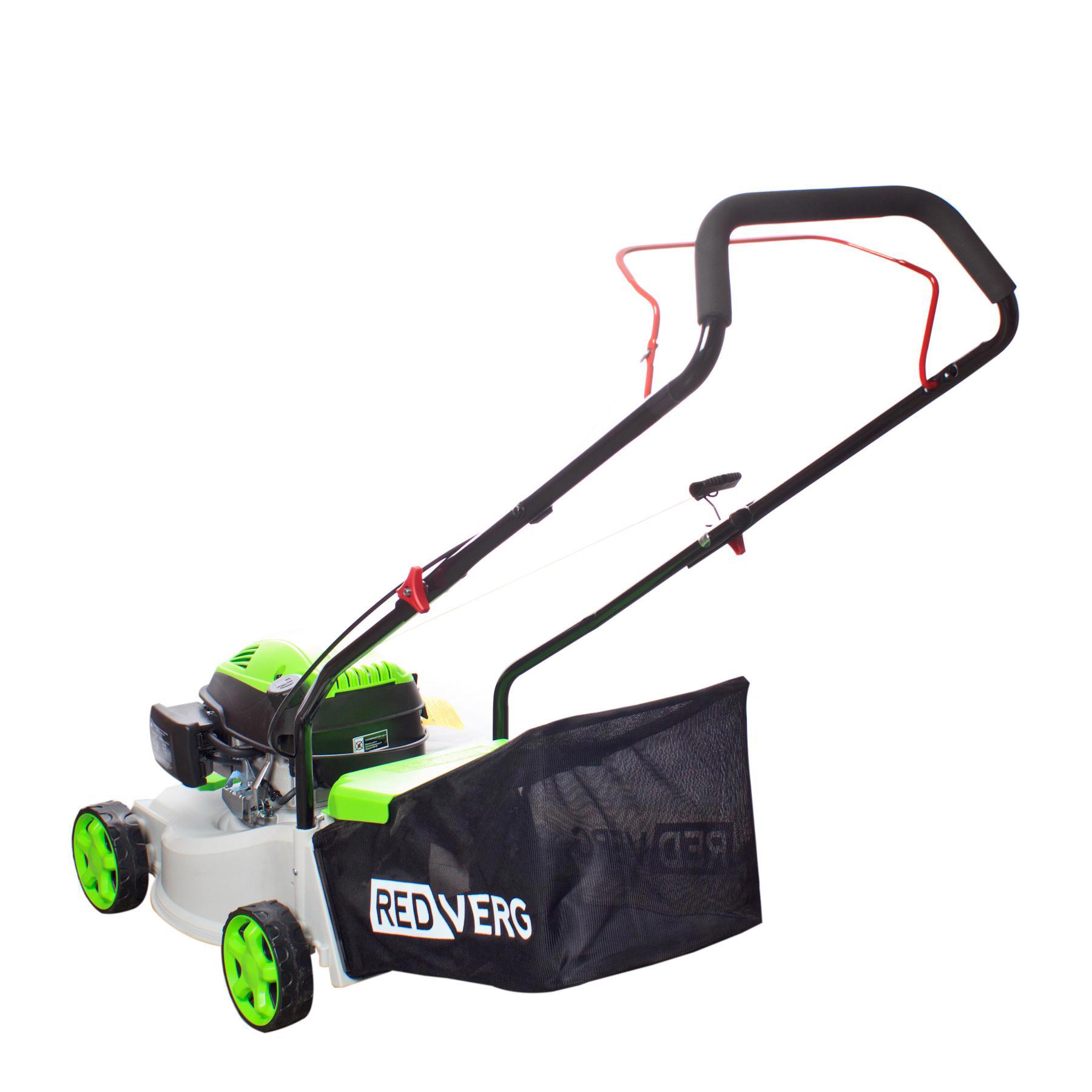 Изображение товара Газонокосилка бензиновая несамоходная RedVerg RD-GLM40P 2.2 л.с. 40 см Изображение товара Газонокосилка бензиновая несамоходная RedVerg RD-GLM40P 2.2 л.с. 40 см