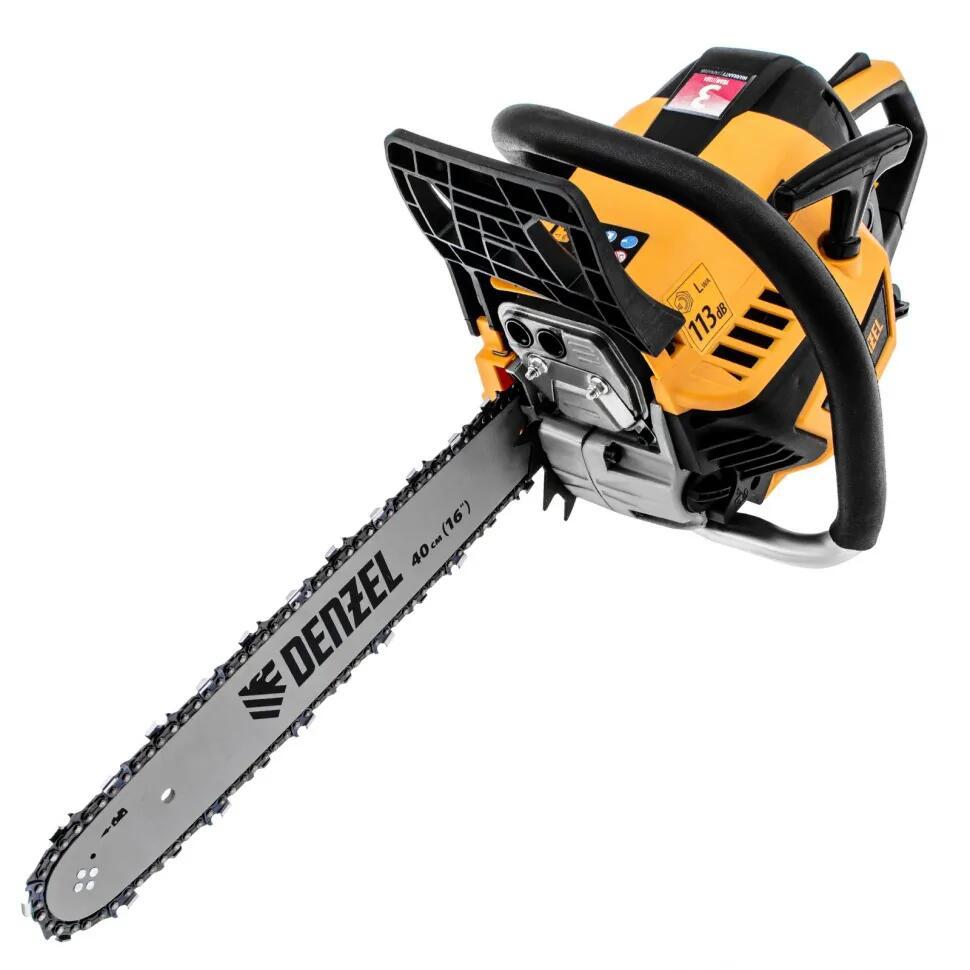 Изображение товара Бензопила Denzel DS-4516 2.5 л.с., шина 40 см, автоматическая смазка