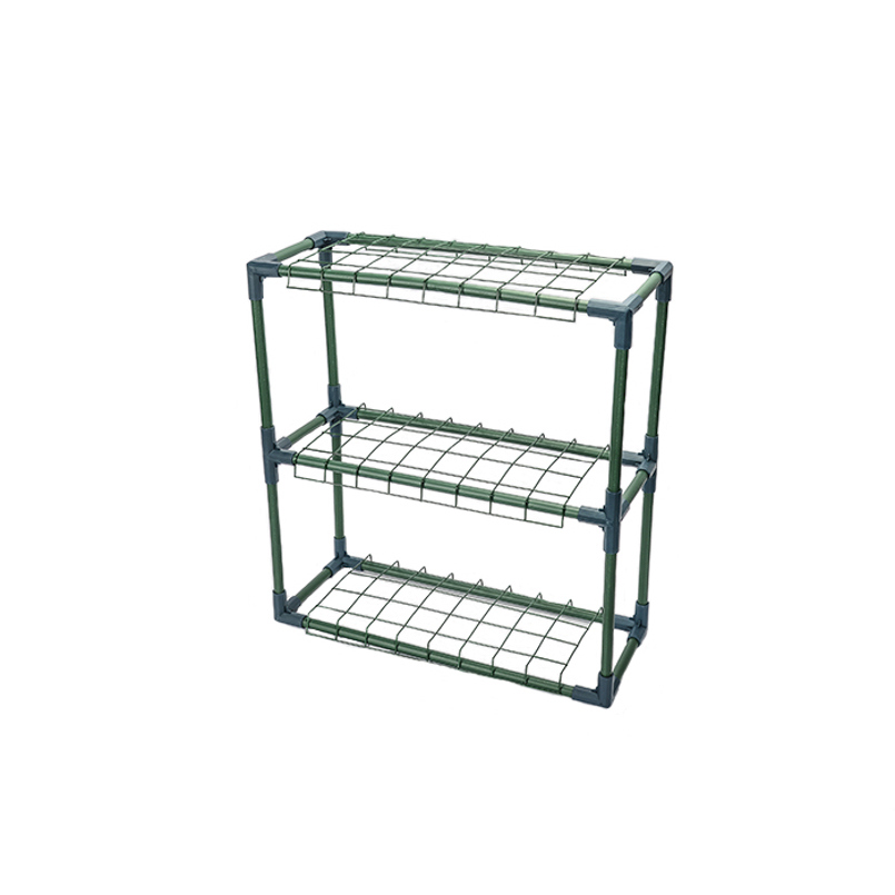 Изображение товара Стеллаж Урожайная сотка 54x56x21 см пластик цвет зеленый нагрузка на полку до 4 кг