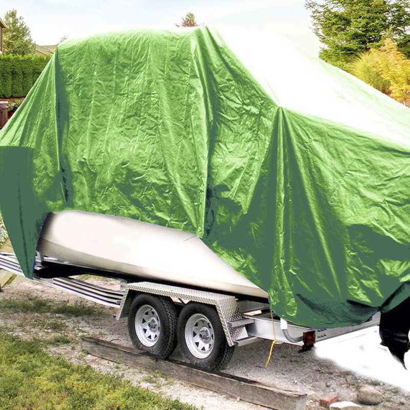 Изображение товара Тент защитный Урожайная сотка 3x5м 90 г/м2 зеленый для укрытия грузов и строительства