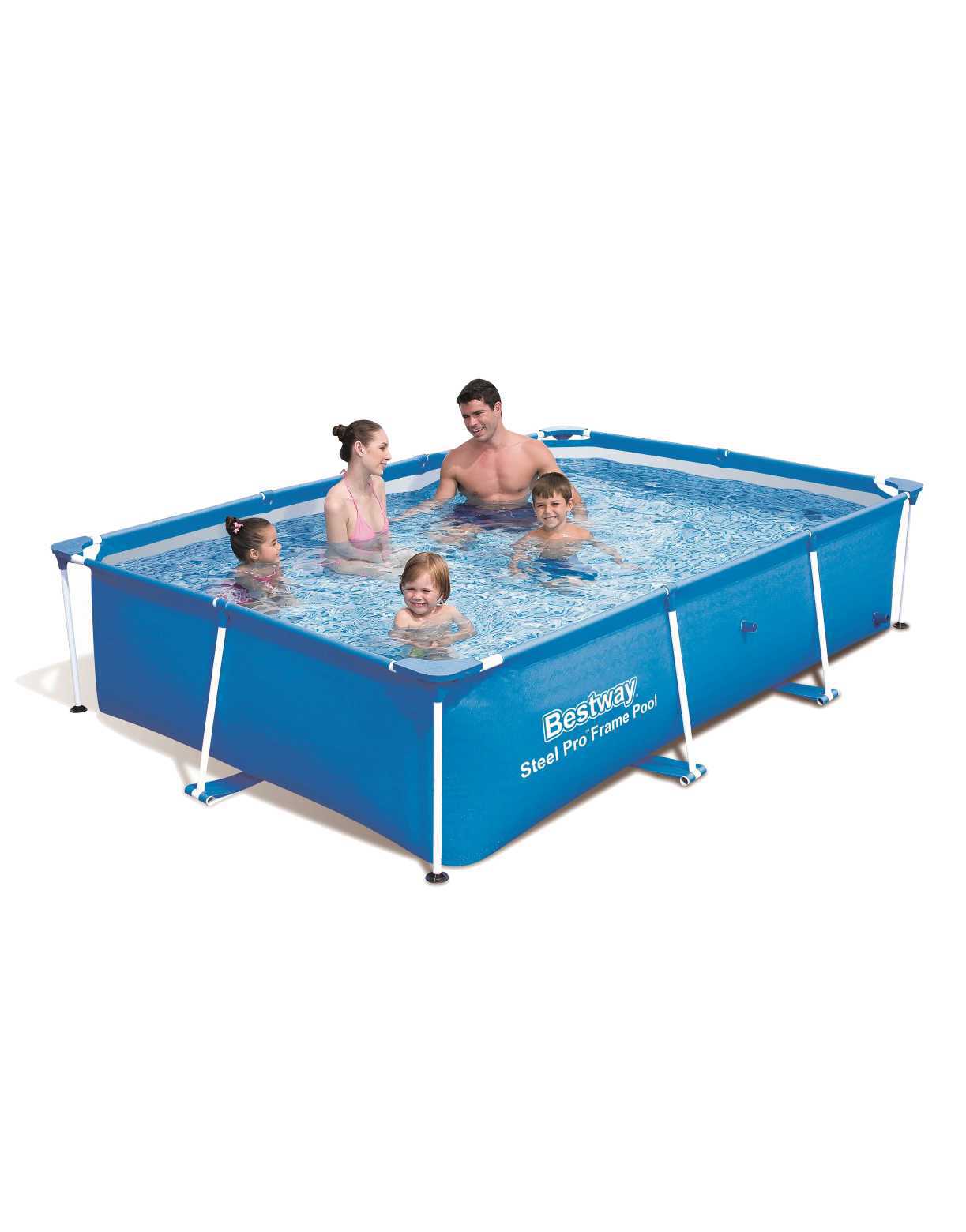 Изображение товара Бассейн каркасный Bestway 56403 прямоугольный 259x170x61см 2300л синий