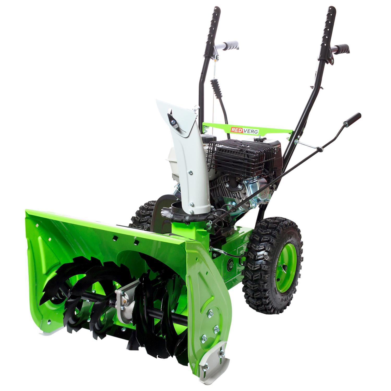 Изображение товара Бензиновый снегоуборщик RedVerg RD-SB56/7W 7 л.с. для уборки снега на даче и участке