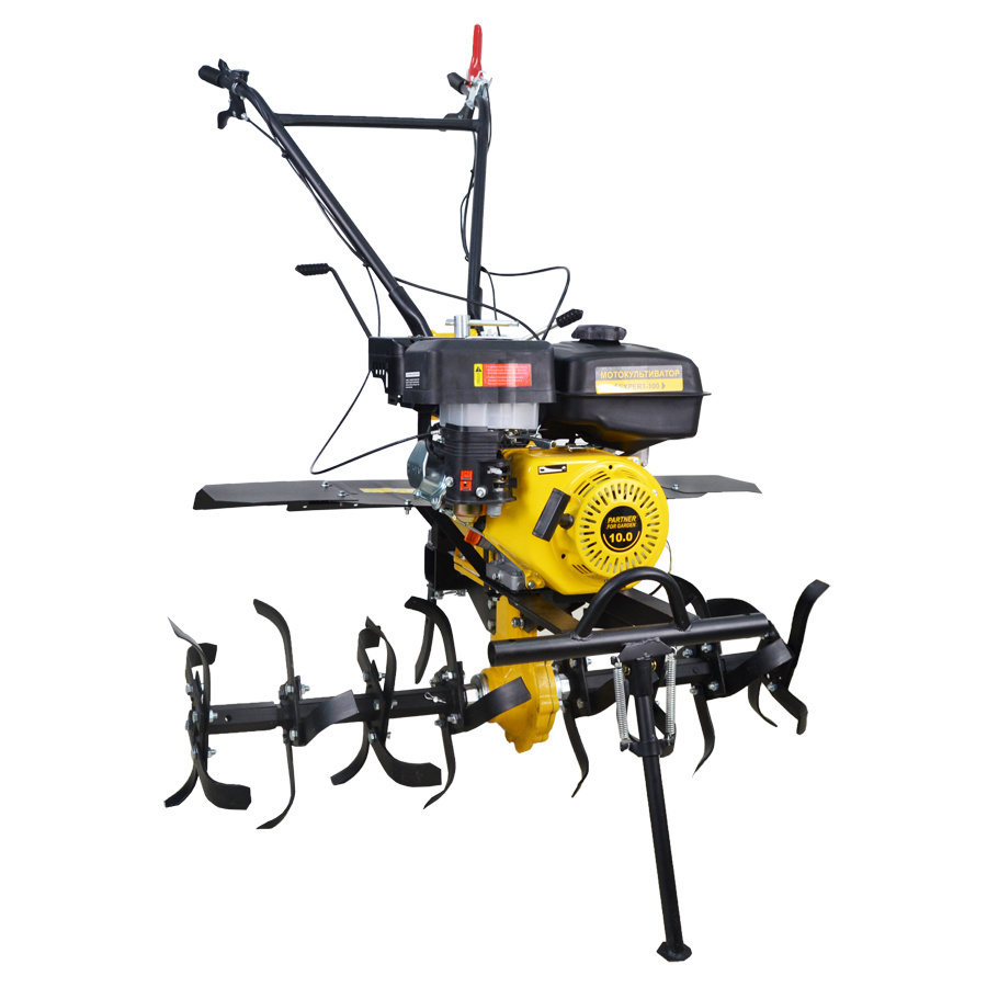 Изображение товара Мотоблок Partner for garden EXPERT-100 10 л.с. бензиновый с редуктором и фрезами