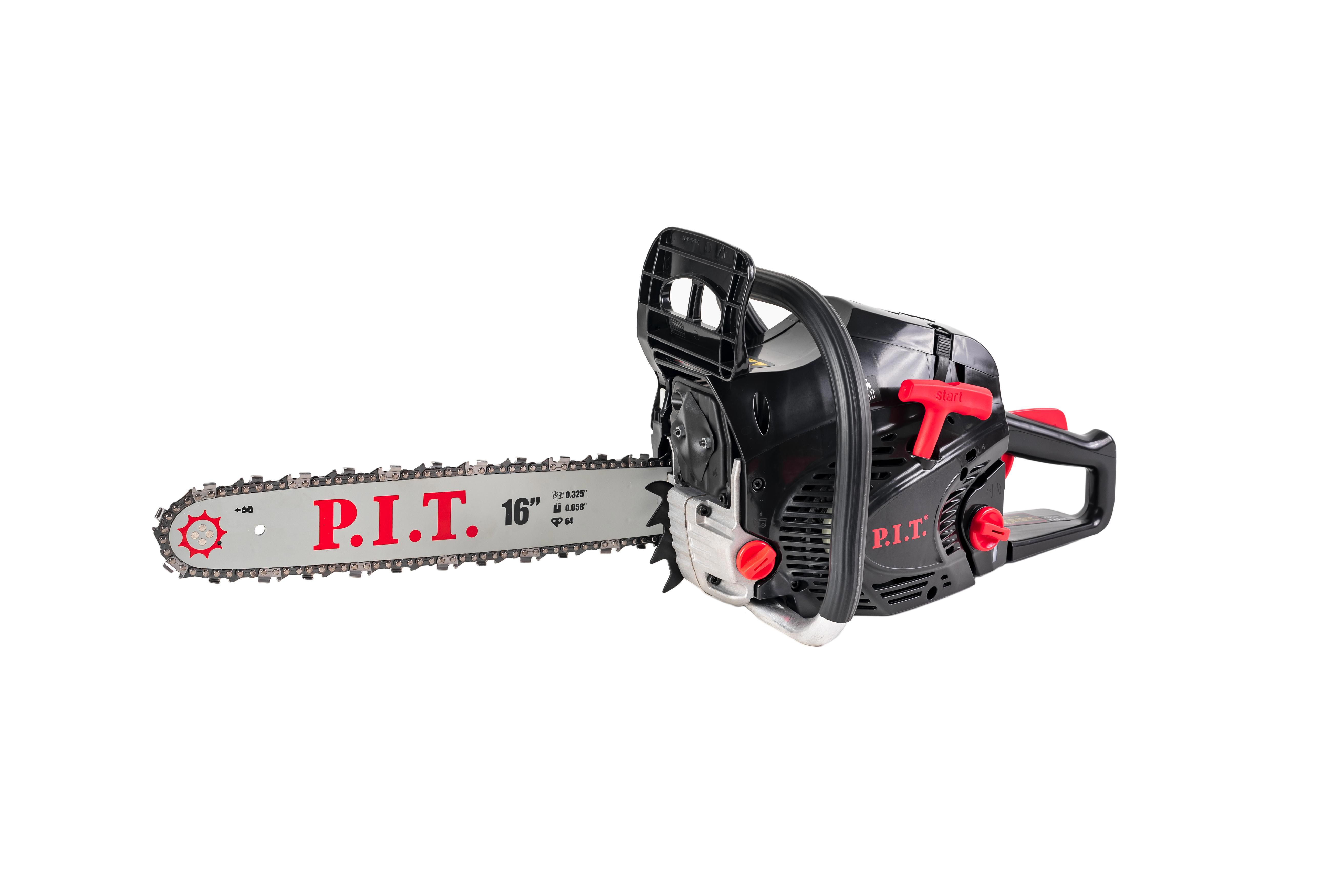 Изображение товара Бензопила P.I.T. GCS45-C3 с шиной 16 см и мощностью 2.4 л.с.