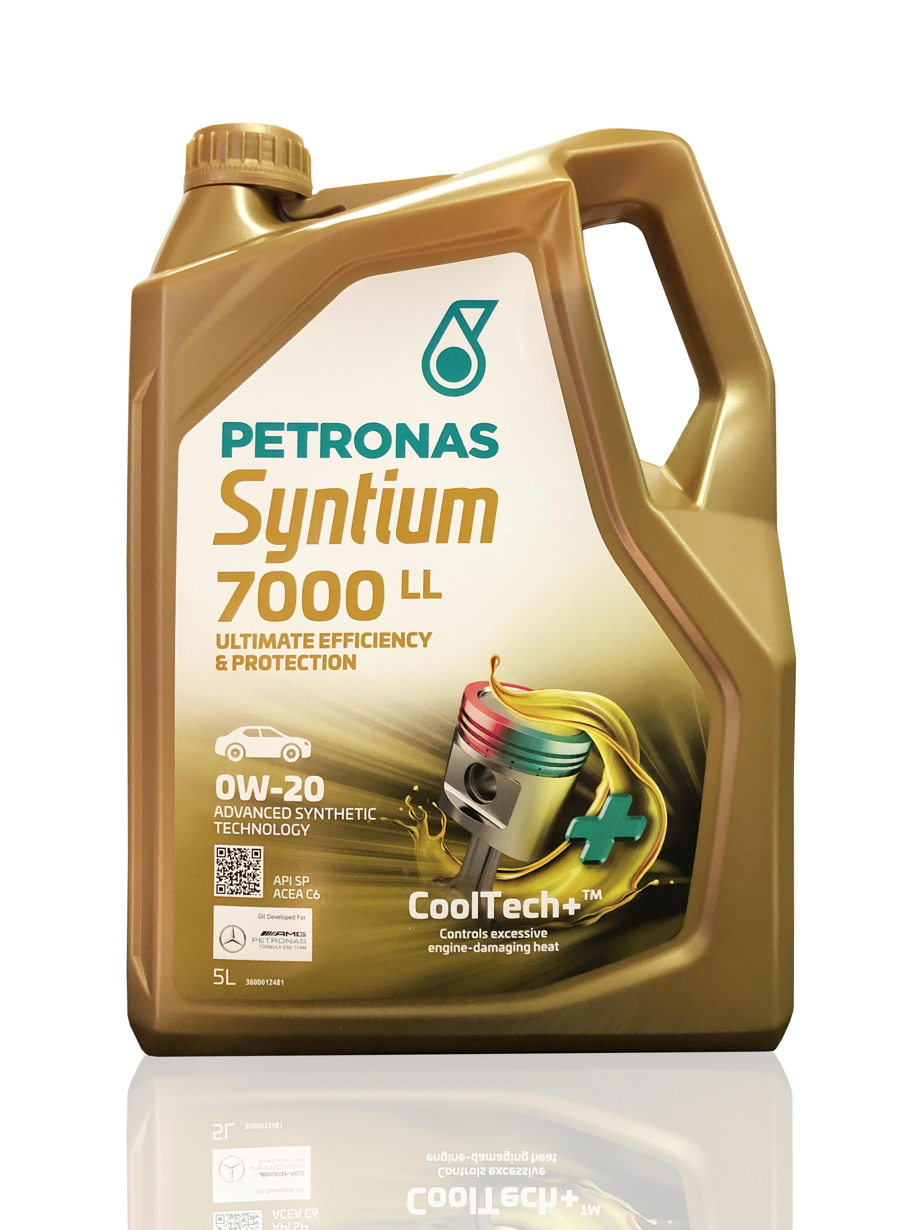 Изображение товара Моторное масло Petronas Syntium 7000 синтетическое 5 л