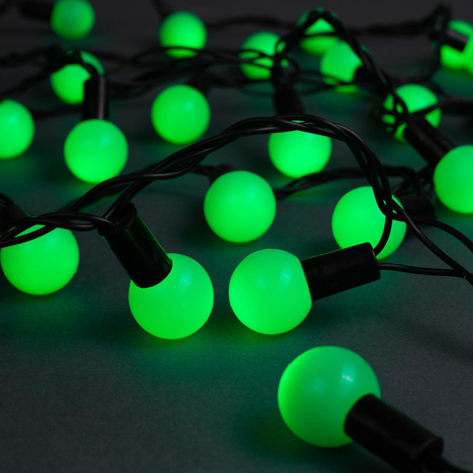 Изображение товара Электрогирлянда наружная Luazon lighting 10 м 100 LED 8 режимов зеленый