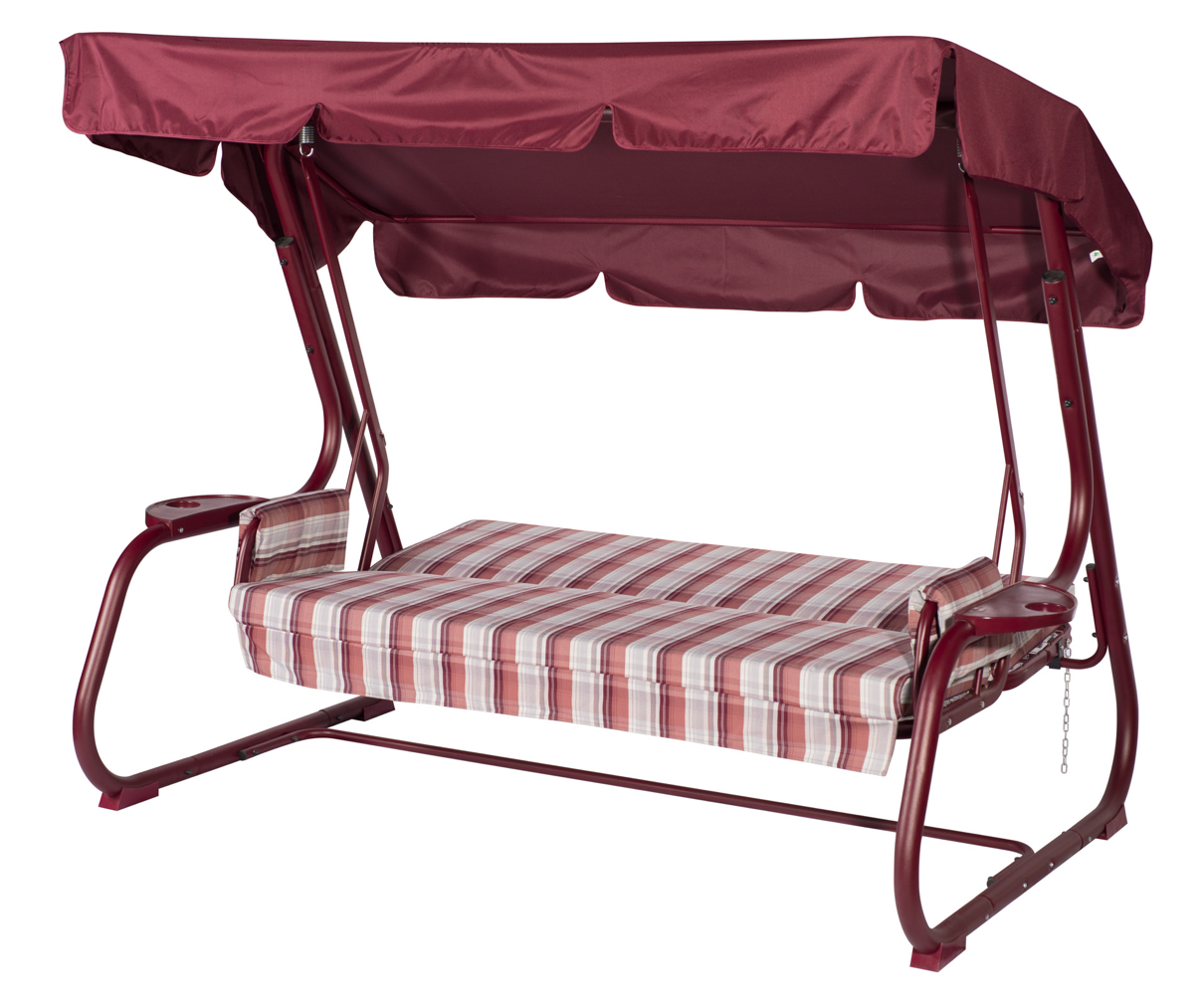 Изображение товара Качели садовые Удачная мебель A52R.335 Борнео 3 до 350 кг винный