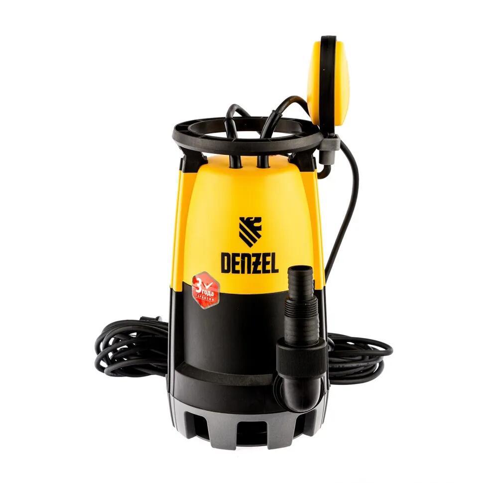 Изображение товара Насос погружной дренажный Denzel Dp-600s грязная вода расход 13000 л/ч
